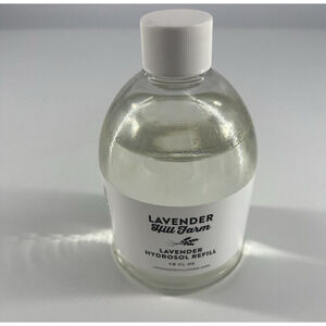 Lavender Hill Farm Lavender Hydrosol Oil Refill 16 oz Aromatherapy Opened